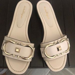 Salvatore Ferragamo Gancini Solar sandals